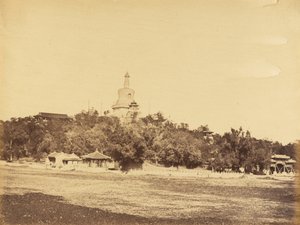 帝国冬季花园宫大宝塔，1860年10月29日 作者 菲利斯·比托（Felice Beato）