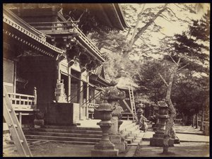鸠摩罗什寺，镰仓 作者 菲利斯·比托（Felice Beato）