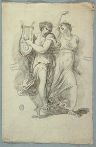 舞蹈缪斯 Terpsichore 和爱情诗缪斯 Erato