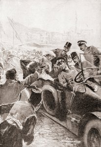 The assassination of Franz Ferdinand and his wife, Sophie, Duchess of Hohenberg, 28 June 作者 费利克斯（后）施罗姆施塔特
