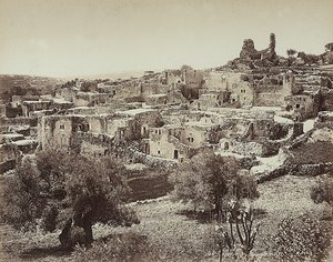 Betania 全景，这是橄榄山东侧一个小村庄的古名，位于从耶路撒冷到杰里科的路上