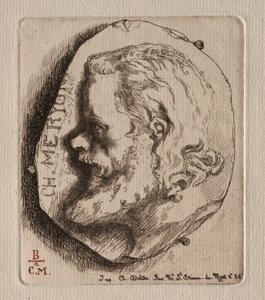 查尔斯·梅里昂（Charles Meryon），1854年。 作者 费利克斯·布拉克蒙德