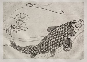 晚餐服务（庐梭服务）：日式大鱼（19 号） 作者 费利克斯·布拉克蒙德