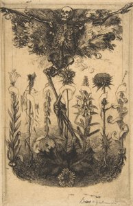 Les Fleurs du Mal》的封面画，1857年。