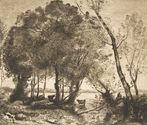 勒拉克，1861年。 作者 费利克斯·布拉克蒙德
