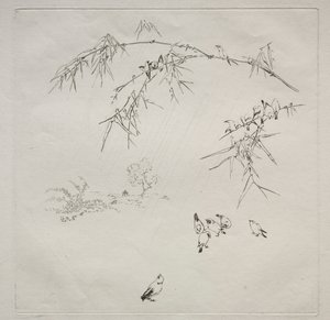 巴黎人服务哈维兰服务：雨号。 1875年10月。 作者 费利克斯·布拉克蒙德