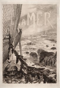 大海，1905年。 作者 费利克斯·布拉克蒙德