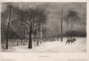 1862年冬季。 作者 费利克斯·布拉克蒙德
