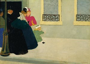 漫步，约1895年 作者 费利克斯·爱德华·瓦洛顿