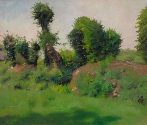 树篱，翁弗勒尔，1909年。 作者 费利克斯·爱德华·瓦洛顿