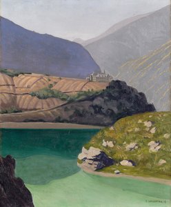谢尔湖，Geronde湖，1919年 作者 费利克斯·爱德华·瓦洛顿
