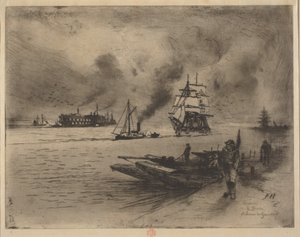 格雷夫森德的环境，1883年。 作者 菲利克斯·希拉勒·布霍特