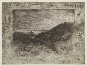 La Falaise: Baie de Saint-Malo 悬崖：Saint-Malo湾，18861890。 作者 菲利克斯·希拉勒·布霍特
