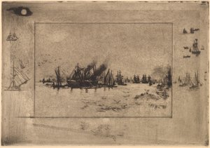 有海鸥的港口(Le Port aux Mouettes) 作者 菲利克斯·希拉勒·布霍特