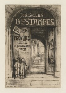 省的邮票室，1877年。 作者 菲利克斯·希拉勒·布霍特