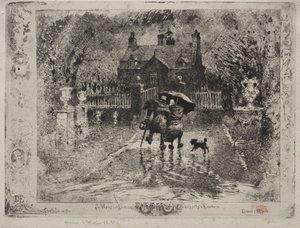 乡村邻居，1879-1880年。 作者 菲利克斯·希拉勒·布霍特