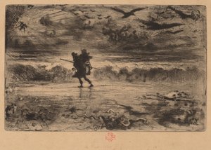 海洋画家Le Peintre de Marine。 作者 菲利克斯·希拉勒·布霍特