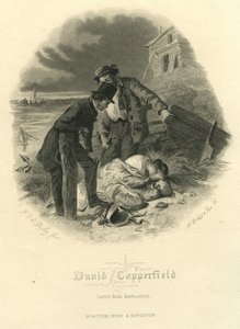 大卫科波菲尔：拯救破坏，由HB Hall und Sons雕刻，1867年 作者 费利克斯·奥克塔维斯·卡尔·达利
