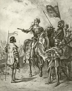 King Henry Fifth V.第四幕，场景七（凹版印刷）