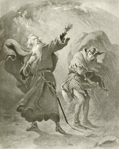 李尔王。第三幕，场景二（凹版印刷）