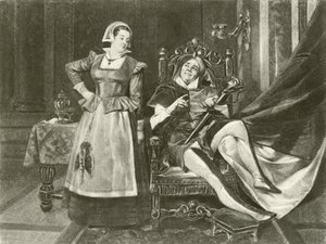 第十二夜。 Act I-Scene V（凹版印刷） 作者 费利克斯·奥克塔维斯·卡尔·达利