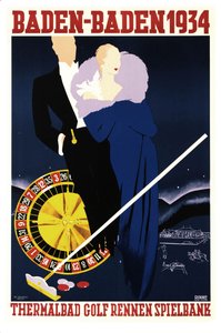 1934年，巴登-巴登（Baden-Baden），1934年。 作者 菲利克斯·林恩