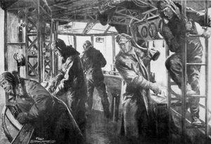 第一次世界大战，1917年，德国齐柏林飞艇机队的指挥区。