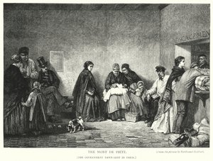 The Mont de Piete, the Government Pawn-Shop in Paris (engraving) 作者 费迪南德（后）希尔伯特