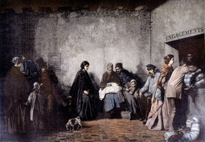 The Mount of Piety - from the painting of Heilbuth - in “” Le Petite Journal”” December 1895 作者 费迪南德（后）希尔伯特