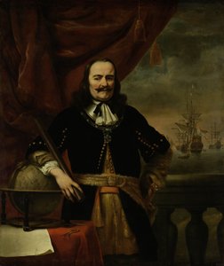 米歇尔·德·鲁伊特（Michiel de Ruyter）担任海军上将 作者 费迪南德·波尔