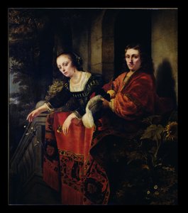 1654年丈夫和妻子的肖像 作者 费迪南德·波尔