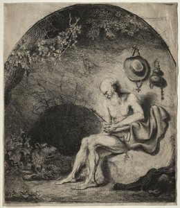 圣杰罗姆的忏悔》，1644年。 作者 费迪南德·波尔