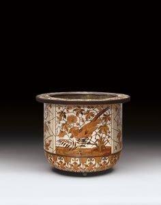 Cachepot，Maison Giroux，19世纪后半叶 作者 费迪南德·杜维尼奇