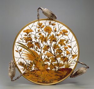 Coupe，c.1878（镀银黄铜，象牙镶嵌，铜合金和木材）