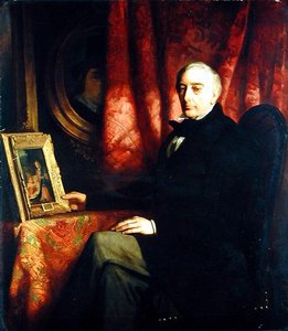 艺术收藏家Nicolaus Hudtwalcker的肖像，1852年