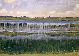LakeBurgäschi湖 作者 费迪南德·霍德勒