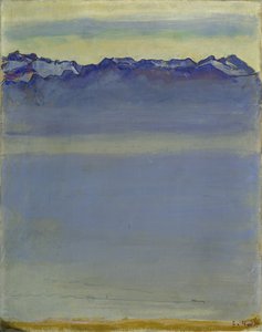 日内瓦湖与萨瓦阿尔卑斯山 作者 费迪南德·霍德勒
