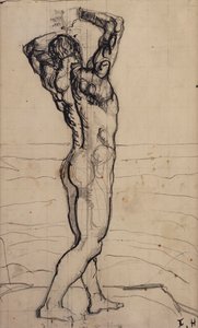 男性裸体，真相研究；男性裸体，真理研究，约1902年 作者 费迪南德·霍德勒