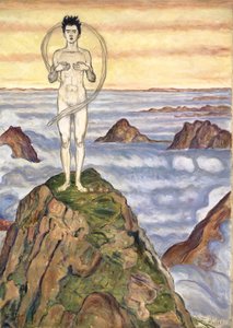 进入无限的视野，约1903年。 作者 Ferdinand Hodler
