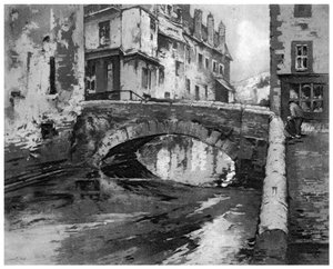 布雷顿桥（Pont Breton），c1890-1940 1924年 作者 费迪南德·简·路易吉尼