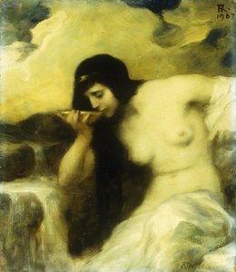 1907年的春天喝仙女 作者 费迪南德·凯勒