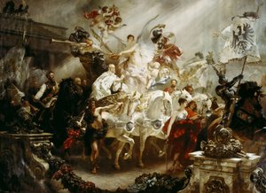 胜利的威廉皇帝，1888年。 作者 费迪南德。地下室，地窖