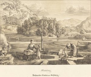 Montag - Rosenecker Garten vor Salzburg (星期一 - 萨尔茨堡附近的Rosenecker花园)