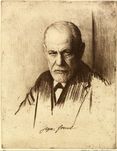 西格蒙德·弗洛伊德的肖像1856-1939，1926年
