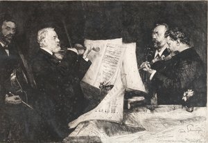 约阿希姆四重奏，1904年。