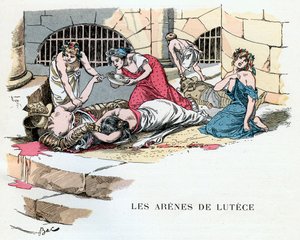 Lutetia的竞技场，c1870-1950年。 作者 费迪南德·西吉斯蒙德·巴克