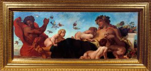 Agriculture A mother breastfeeding her children. Painting by Eugene Delacroix (1798-1863) 作者 费迪南德·维克多·尤金·德拉克罗瓦
