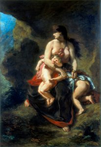 1862年，美狄亚 作者 费迪南德·维克多·尤金·德拉克罗瓦