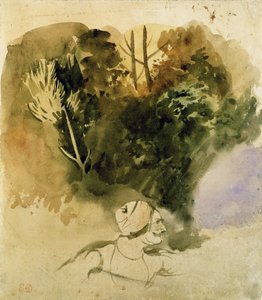 研究印度军队的廓尔喀，1830年 作者 费迪南德·维克多·尤金·德拉克罗瓦