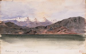 The Coast of Spain at Salabrena 作者 费迪南德·维克多·尤金·德拉克罗瓦